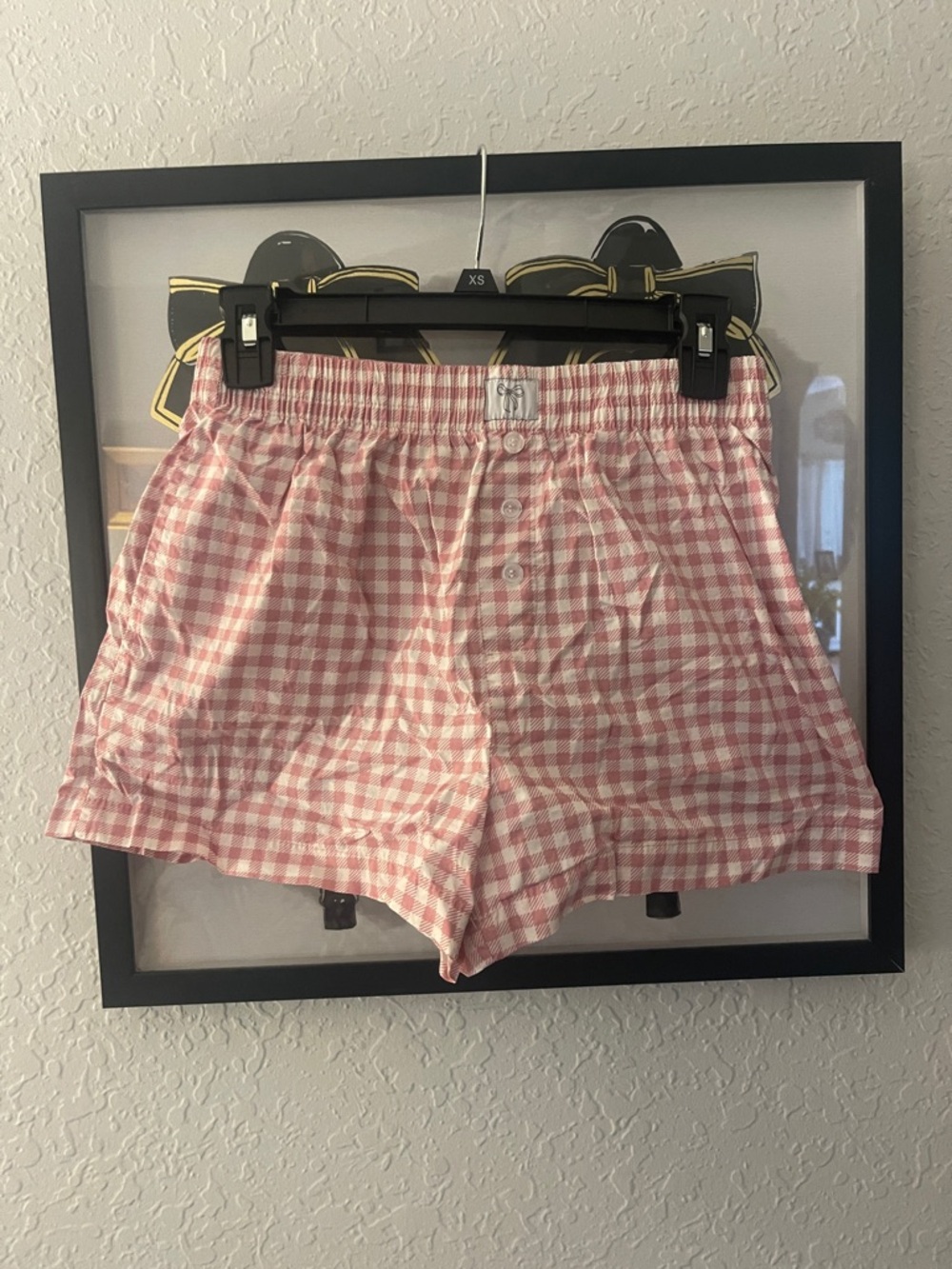 Pink Gingham Women’s Shorts